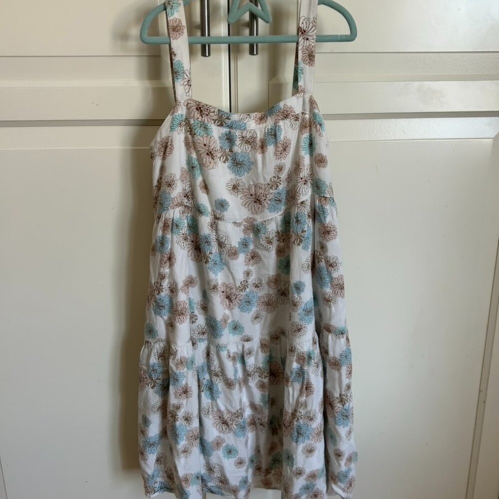 🌸🤎 Uniqlo x Paul & Joe Sleeveless Dress – Size 7–8 (Girls) 🤎🌸